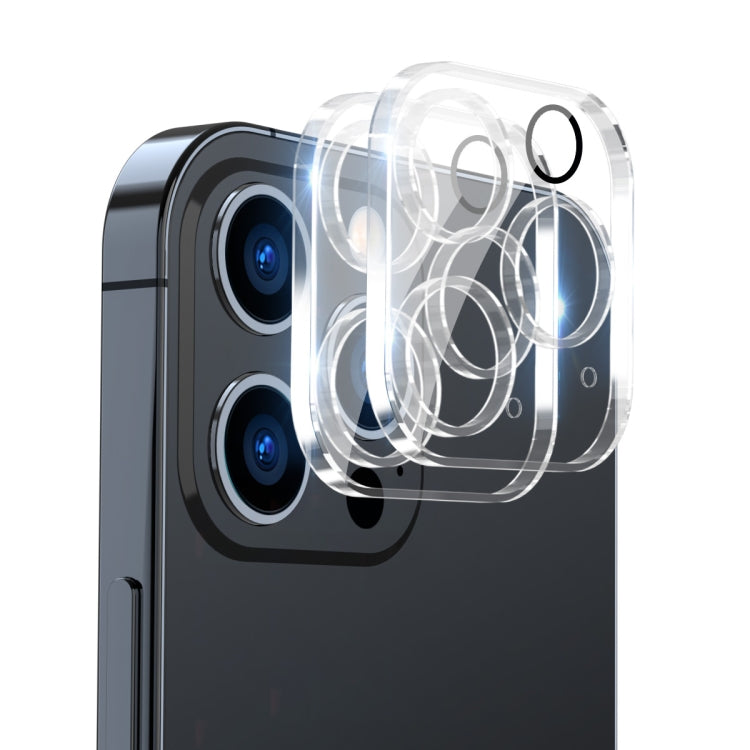 For iPhone 15 Pro / 15 Pro Max 2pcs ENKAY Hat-Prince 9H Rear Camera Lens Tempered Glass Film - HoMEdemic™ 