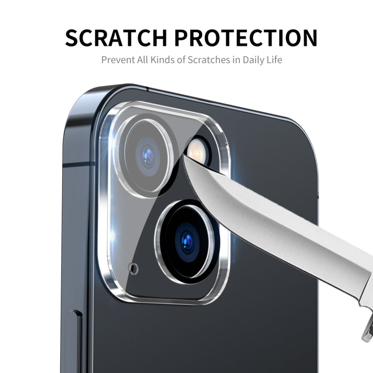 For iPhone 15 / 15 Plus 2pcs ENKAY Hat-Prince 9H Rear Camera Lens Tempered Glass Film - HoMEdemic™ 