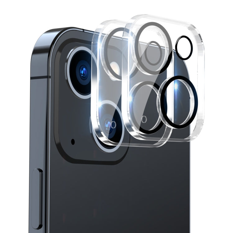 For iPhone 15 / 15 Plus 2pcs ENKAY Hat-Prince 9H Rear Camera Lens Tempered Glass Film - HoMEdemic™ 