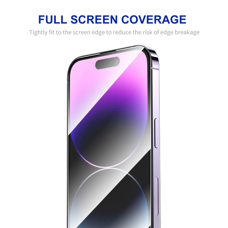 For iPhone 15 Pro Max 10pcs ENKAY Full Glue High Aluminum-silicon Tempered Glass Film - HoMEdemic™ 