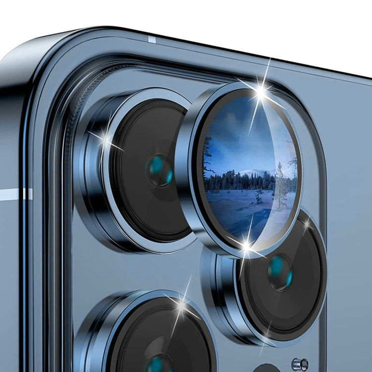 For iPhone 15 Pro / 15 Pro Max ENKAY AR Anti-reflection Camera Lens Glass Full Film(Dark Blue) - HoMEdemic™ 