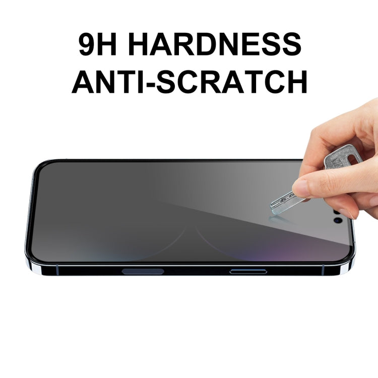 For iPhone 15 Pro Max 2pcs ENKAY Hat-Prince 28° Anti-peeping Tempered Glass Protector Full Screen Film - HoMEdemic™ 