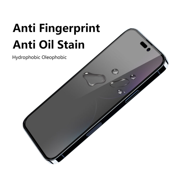For iPhone 15 Pro Max 2pcs ENKAY Hat-Prince 28° Anti-peeping Tempered Glass Protector Full Screen Film - HoMEdemic™ 