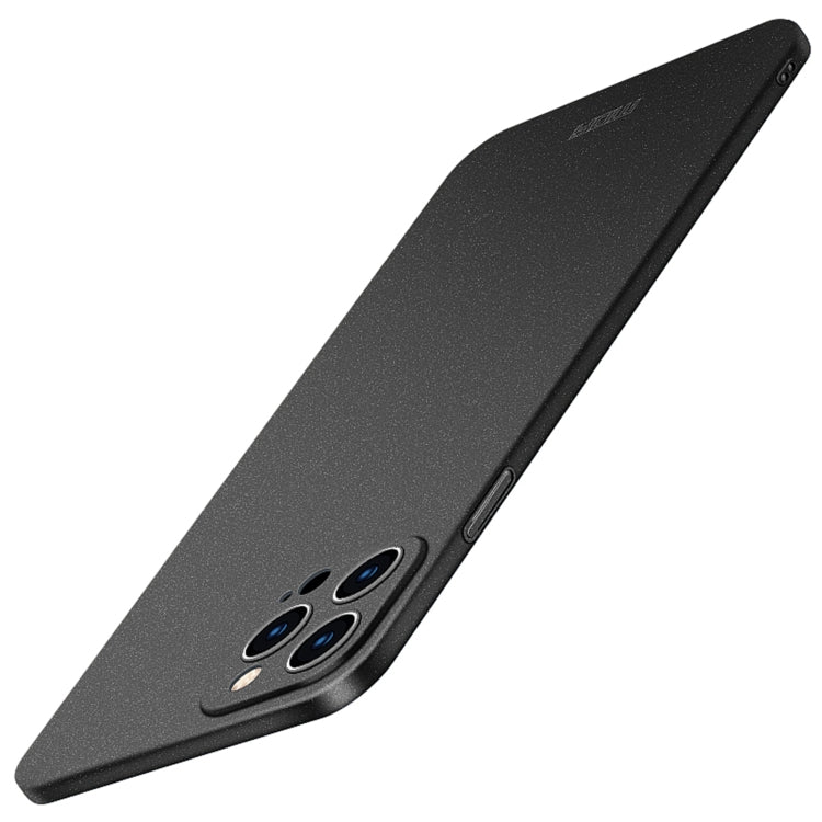 For iPhone 15 Pro MOFI Fandun Series Frosted PC Ultra-thin All-inclusive Phone Case(Black) - HoMEdemic™ 