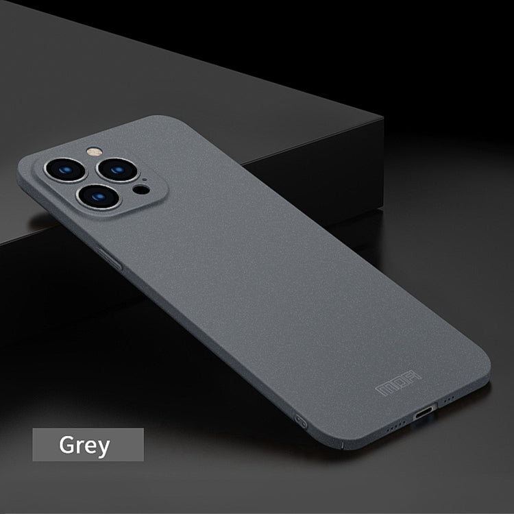 For iPhone 15 Pro MOFI Fandun Series Frosted PC Ultra-thin All-inclusive Phone Case(Gray) - HoMEdemic™ 