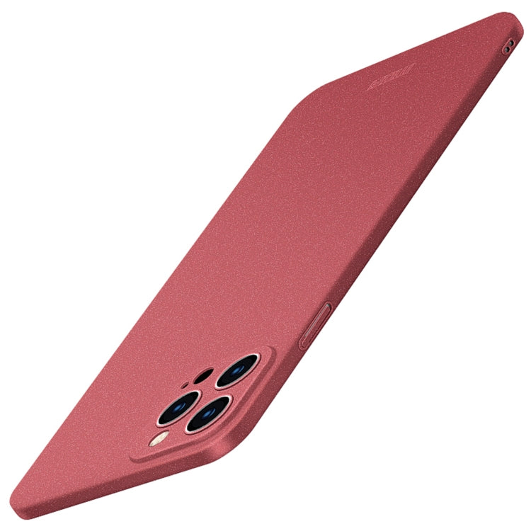 For iPhone 15 Pro MOFI Fandun Series Frosted PC Ultra-thin All-inclusive Phone Case(Red) - HoMEdemic™ 