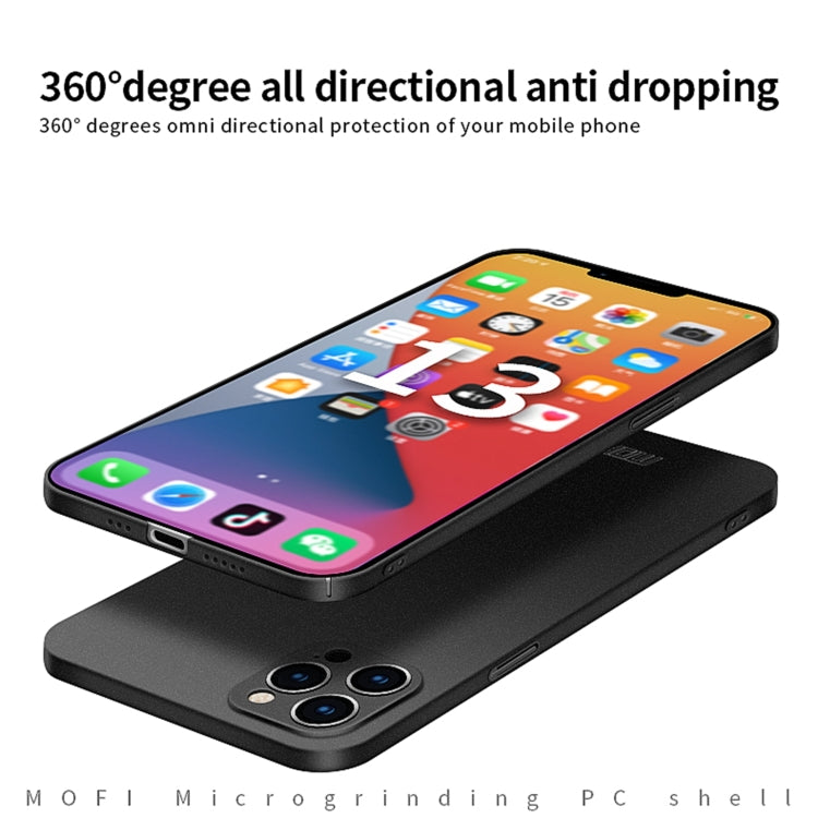 For iPhone 15 Pro MOFI Fandun Series Frosted PC Ultra-thin All-inclusive Phone Case(Red) - HoMEdemic™ 