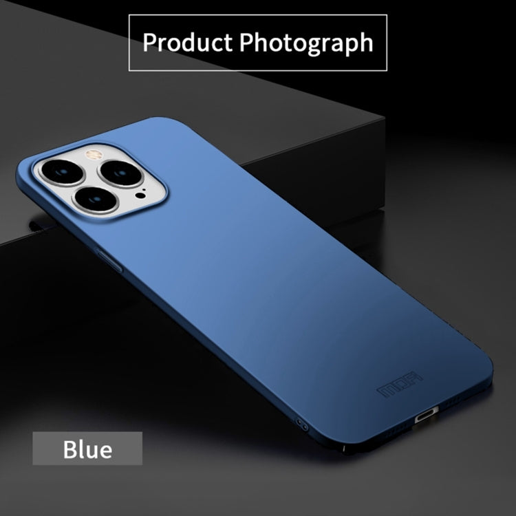 For iPhone 15 Pro Max MOFI Frosted PC Ultra-thin Hard Phone Case(Blue) - HoMEdemic™ 
