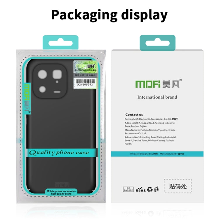 For iPhone 15 MOFI Frosted PC Ultra-thin Hard Phone Case(Black) - HoMEdemic™ 