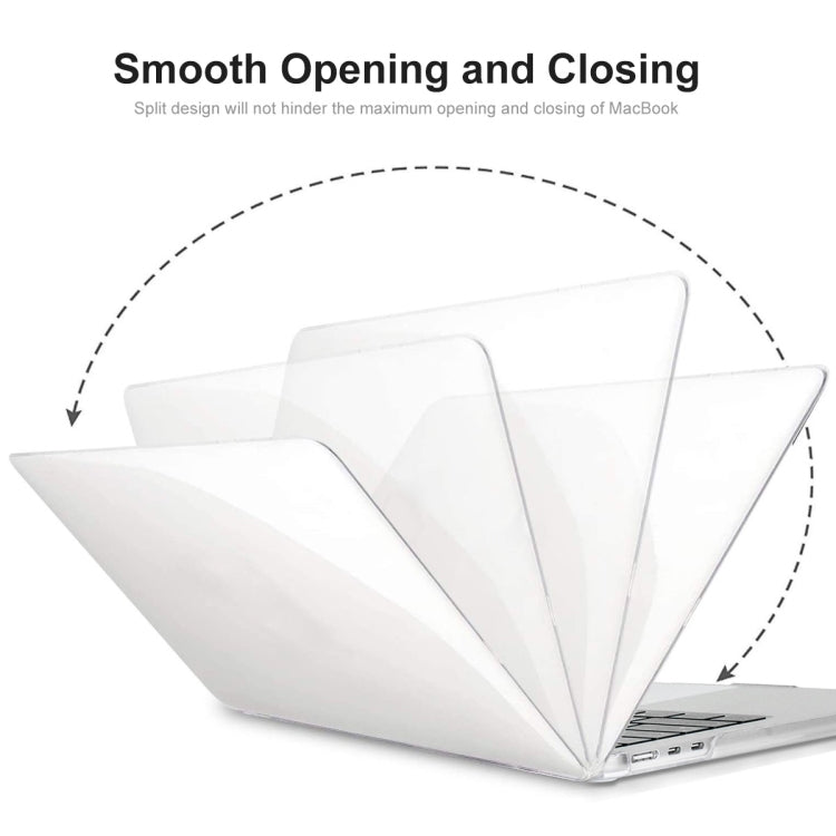 For MacBook Air 15.3 A2941 ENKAY US Version 3 in 1 Crystal Protective Case with TPU Keyboard Film & Anti-dust Plugs(Light Green) - HoMEdemic™ 