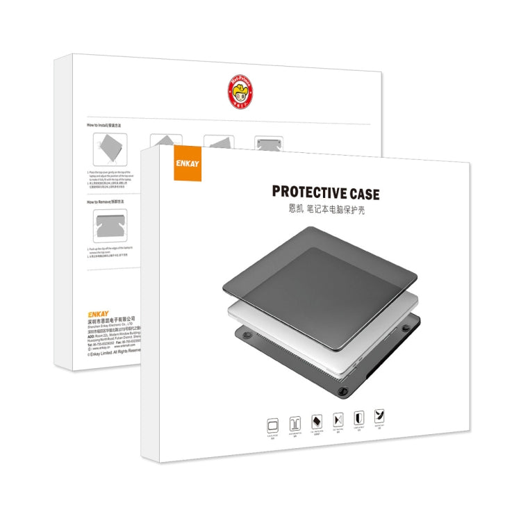 For MacBook Air 15.3 A2941 ENKAY US Version 3 in 1 Matte Protective Case with TPU Keyboard Film & Anti-dust Plugs(Sierra Blue) - HoMEdemic™ 