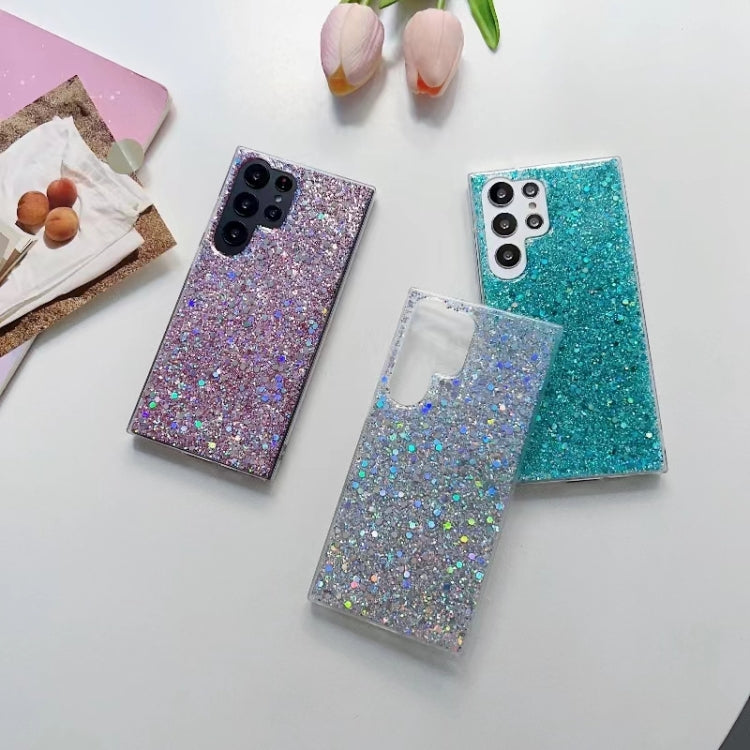 For iPhone 15 Pro Glitter Sequins Epoxy TPU Phone Case(Red) - HoMEdemic™ 