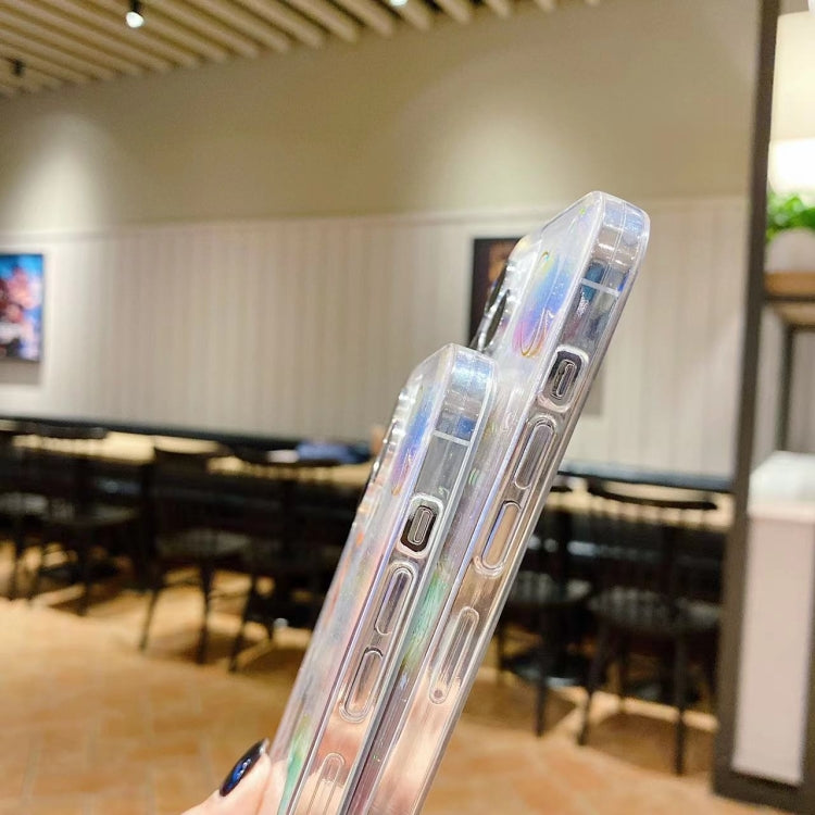 For iPhone 15 Pro Cosmic Star Glitter Epoxy TPU Phone Case(Transparent) - HoMEdemic™ 