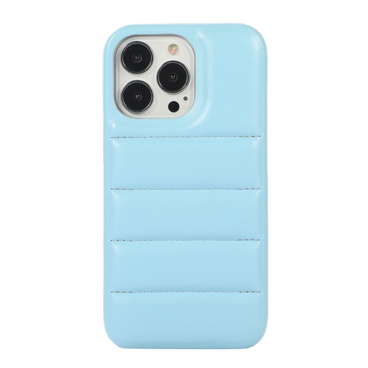 For  iPhone 15 Pro Max Down Jacket Airbag Shockproof Phone Case(Blue) - HoMEdemic™ 