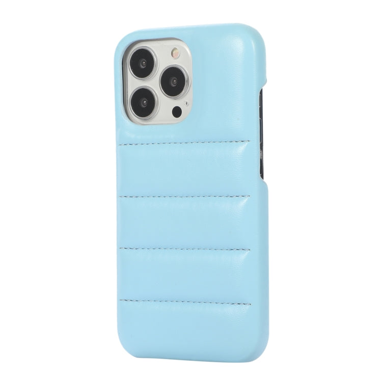 For  iPhone 15 Pro Max Down Jacket Airbag Shockproof Phone Case(Blue) - HoMEdemic™ 