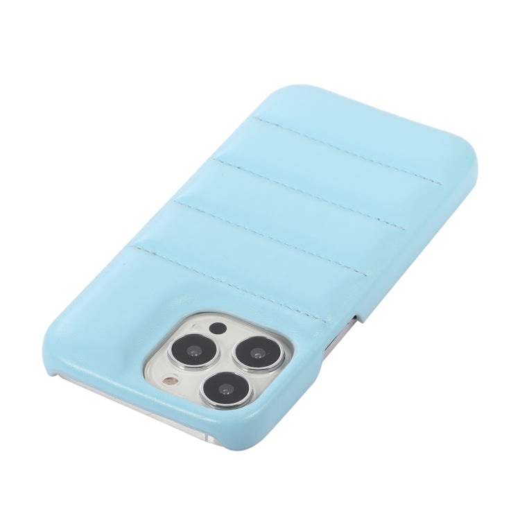For  iPhone 15 Pro Max Down Jacket Airbag Shockproof Phone Case(Blue) - HoMEdemic™ 