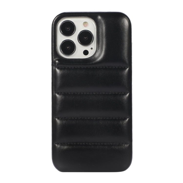 For  iPhone 15 Pro Max Down Jacket Airbag Shockproof Phone Case(Black) - HoMEdemic™ 