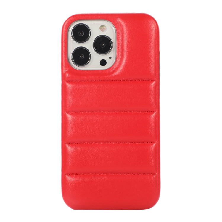 For  iPhone 15 Pro Max Down Jacket Airbag Shockproof Phone Case(Red) - HoMEdemic™ 