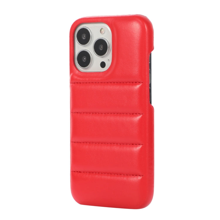 For  iPhone 15 Pro Max Down Jacket Airbag Shockproof Phone Case(Red) - HoMEdemic™ 