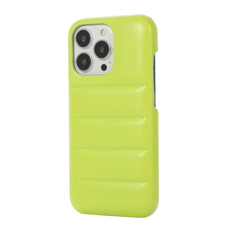 For  iPhone 15 Pro Max Down Jacket Airbag Shockproof Phone Case(Teal) - HoMEdemic™ 