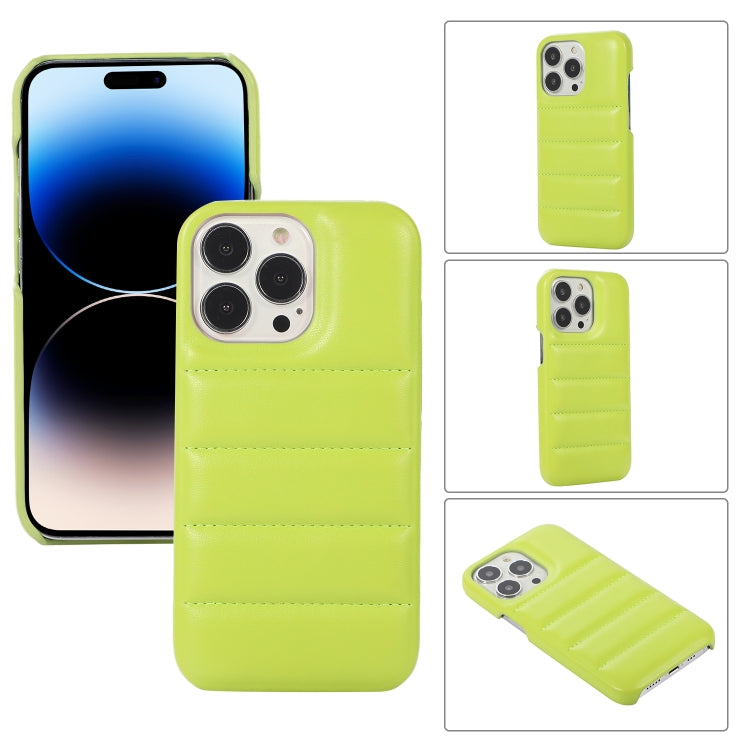 For iPhone 15 Pro Down Jacket Airbag Shockproof Phone Case(Teal) - HoMEdemic™ 