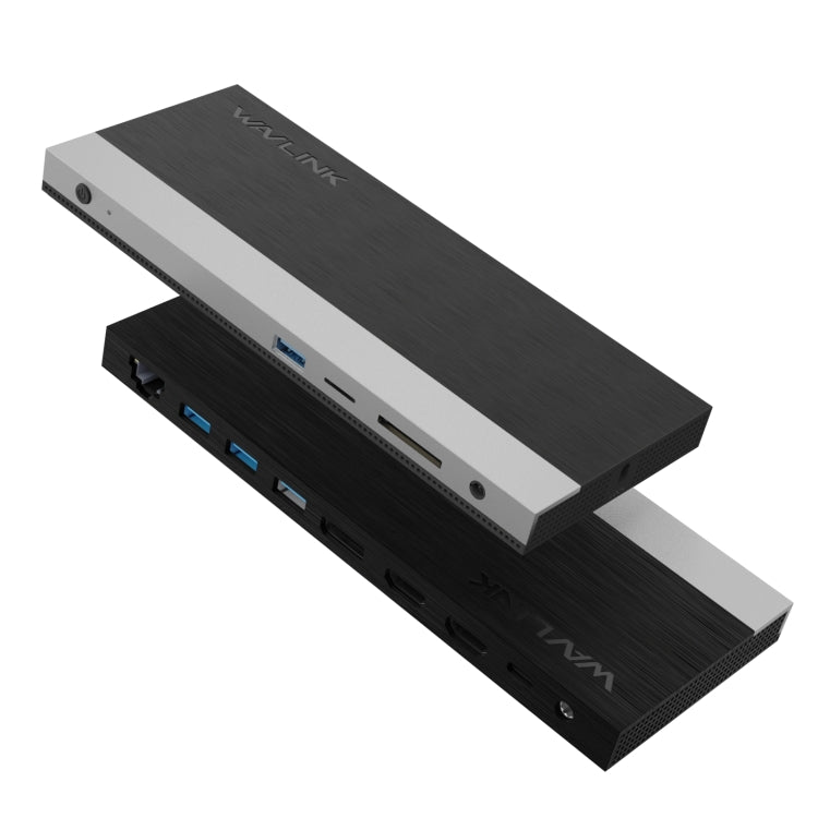 Wavlink UMD05 Display Port HDMI Port RJ45 Ethernet Triple Display MST Laptop Docking Station, Plug:UK Plug - HoMEdemic™ 
