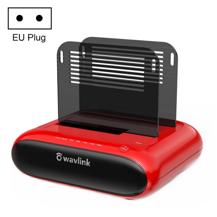 Wavlink ST341U Dual Bay External Hard Drive Docking Station Support Offline Clone Function(EU Plug) - HoMEdemic™ 