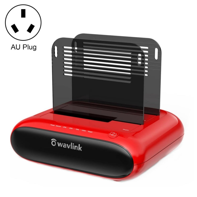 Wavlink ST341U Dual Bay External Hard Drive Docking Station Support Offline Clone Function(AU Plug) - HoMEdemic™ 
