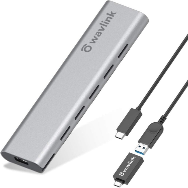 Wavlink ST338C M.2 NVMe SSD PCIE UASP M Key NGFF SATA USB-C SDD Hard Disk Box Adapter - HoMEdemic™ 