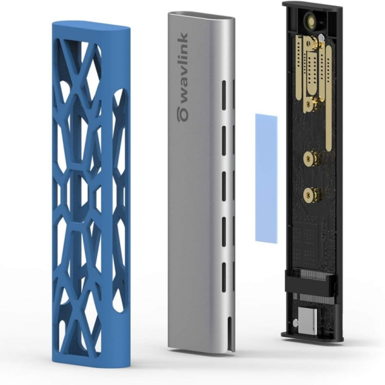 Wavlink ST338C M.2 NVMe SSD PCIE UASP M Key NGFF SATA USB-C SDD Hard Disk Box Adapter - HoMEdemic™ 