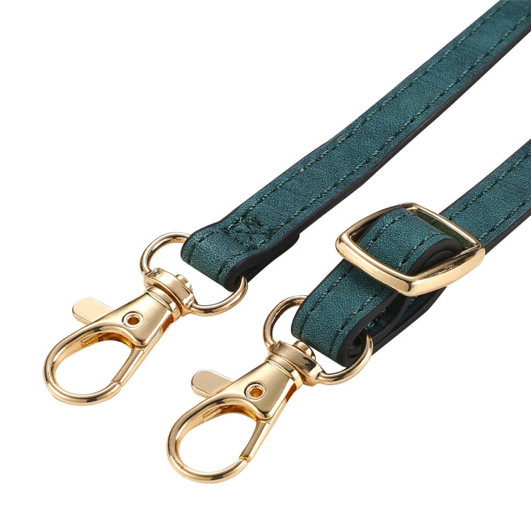 For iPhone 15 Pro Geometric Zipper Wallet Side Buckle Leather Phone Case with Crossbody Lanyard(Green) - HoMEdemic™ 