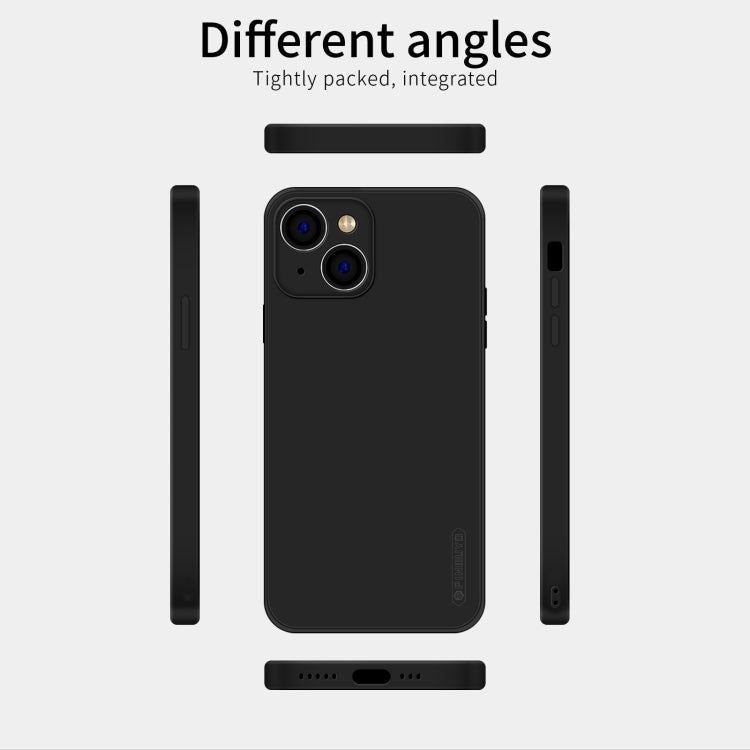 For iPhone 15 PINWUYO Sense Series Liquid Silicone TPU Phone Case(Black) - HoMEdemic™ 