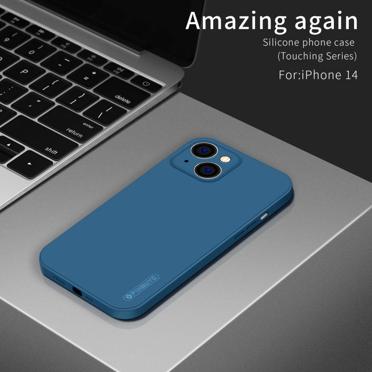 For iPhone 15 PINWUYO Sense Series Liquid Silicone TPU Phone Case(Blue) - HoMEdemic™ 