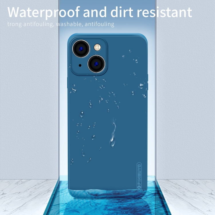 For iPhone 15 PINWUYO Sense Series Liquid Silicone TPU Phone Case(Blue) - HoMEdemic™ 
