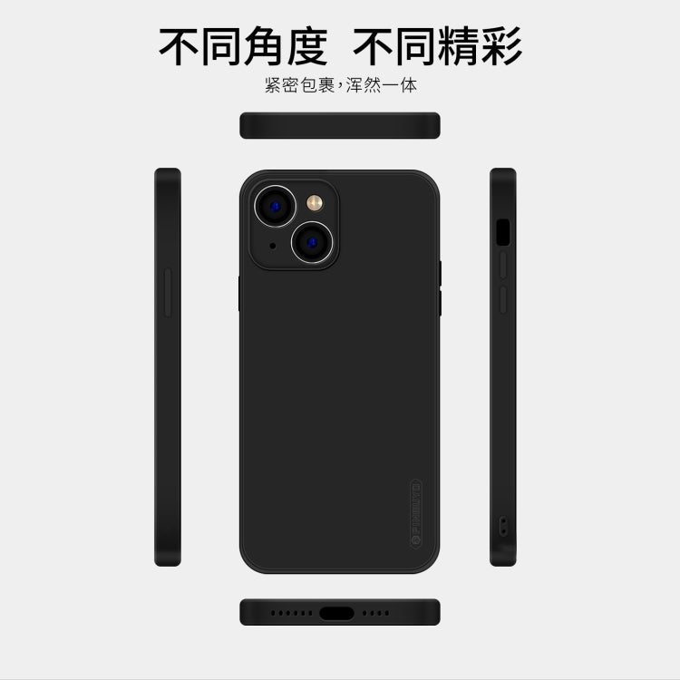 For iPhone 15 Plus PINWUYO Sense Series Liquid Silicone TPU Phone Case(Black) - HoMEdemic™ 