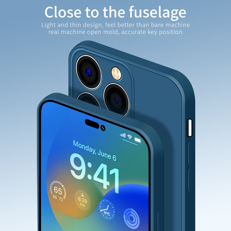 For iPhone 15 Pro PINWUYO Sense Series Liquid Silicone TPU Phone Case(Blue) - HoMEdemic™ 