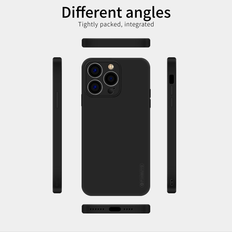 For iPhone 15 Pro Max PINWUYO Sense Series Liquid Silicone TPU Phone Case(Black) - HoMEdemic™ 