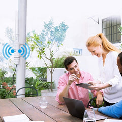 WAVLINK WN570HA1 Weatherproof 2.4+5GHz 600Mbps Outdoor WiFi Range Router Extender, Plug:UK Plug - HoMEdemic™ 