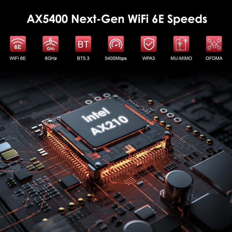WAVLINK WN675X3-PCIE Tri-band 5400Mbps WiFi 6E PCIe Wireless Adapter BT 5.3 Network Card - HoMEdemic™ 