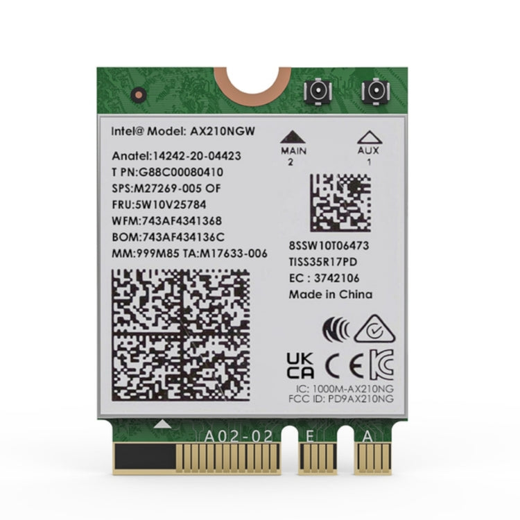 WAVLINK WN675X3M Tri-Band Wi-Fi 6E Network Card Module BT 5.2 5400Mbps Network Adapter - HoMEdemic™ 