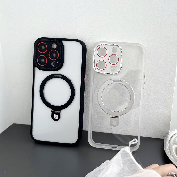 For iPhone 15 Pro Max Yashi MagSafe Magnetic Holder Phone Case(Black) - HoMEdemic™ 
