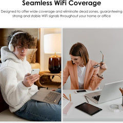 WAVLINK WN532A3 WPA2-PSK 300Mbps Dual Band Wireless Repeater AC1200M Wireless Routers, Plug:UK Plug - HoMEdemic™ 