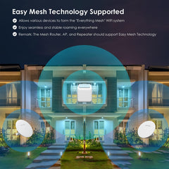 WAVLINK WN535M1 WiFi Wireless Routers 11AC AC1200 Mesh Wireless Repeater Signal Extender, Plug:AU Plug - HoMEdemic™ 