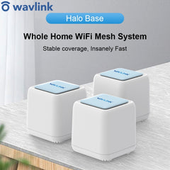 WAVLINK WN535M3 For Home Office 3pcs Mesh Wireless Router AC1200 Dual Band WiFi Signal Booster, Plug:EU Plug - HoMEdemic™ 