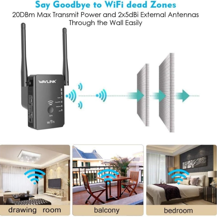 Wavlink WN578R2 With 2 External Antennas N300 Wireless AP/Range Extender/Router, Plug:UK Plug - HoMEdemic™ 