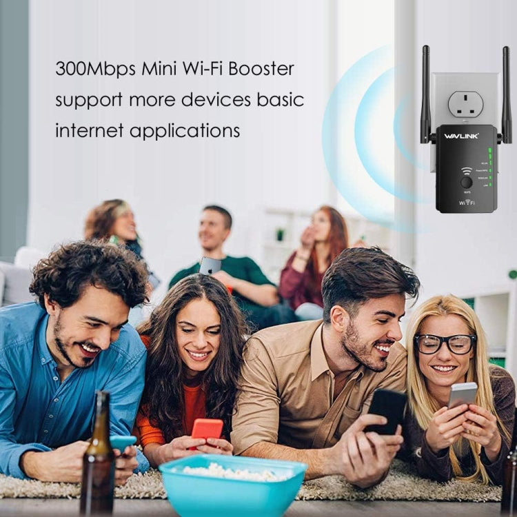 Wavlink WN578R2 With 2 External Antennas N300 Wireless AP/Range Extender/Router, Plug:US Plug - HoMEdemic™ 