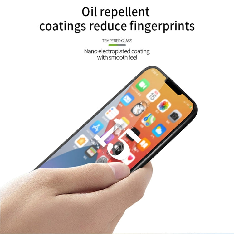For iPhone 15 Pro Max PINWUYO 9H 3D Curved Full Screen Explosion-proof Tempered Glass Film(Black) - HoMEdemic™ 