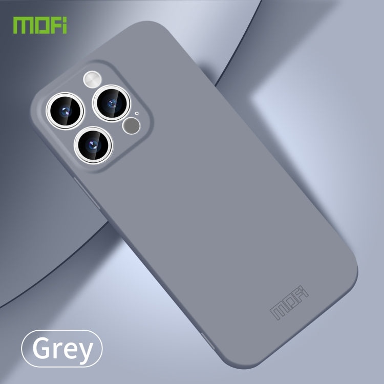 For iPhone 15 Pro MOFI Qin Series Skin Feel All-inclusive PC Phone Case(Gray) - HoMEdemic™ 