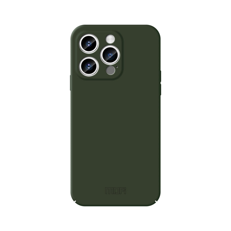 For iPhone 15 Pro MOFI Qin Series Skin Feel All-inclusive PC Phone Case(Green) - HoMEdemic™ 