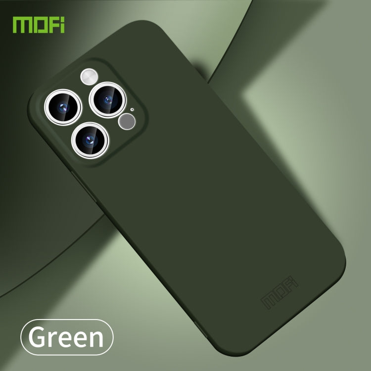 For iPhone 15 Pro MOFI Qin Series Skin Feel All-inclusive PC Phone Case(Green) - HoMEdemic™ 